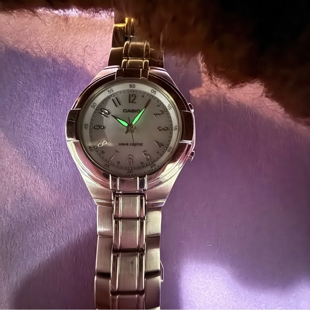 Casio Silver Wave Ceptor Watch